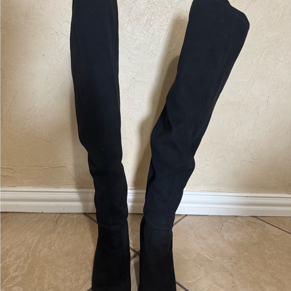 Steve Madden Women's Black Over-the-Knee Boots
